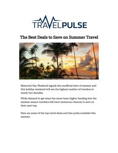 Travel Pulse, May 2024