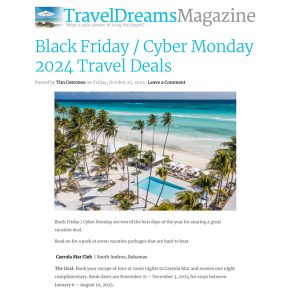 Travel Dreams Magazine, October 2024